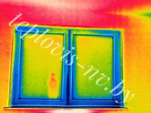 Тепловизионное обследование термограмма окна