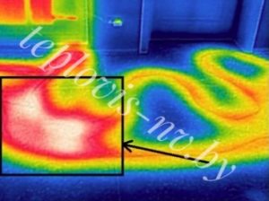 Порыв трубы отопления, найти порыв трубы теплого пола
