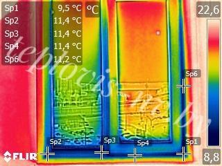 промерзание и образование конденсата на оконном блоке